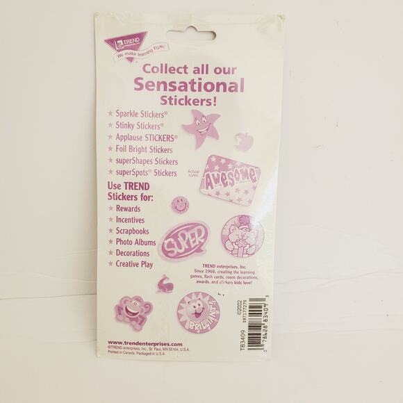 TREND Stinky Scratch 'N Sniff Sticker Matte 4 Sheets Amazing Apples Apple Scent - Picture 8 of 10